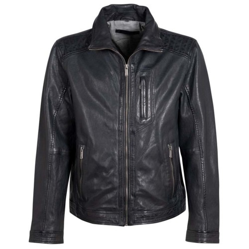 Geaca de Piele Barbati Deercraft Bleumarin Inchis DMTiago