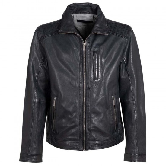 Geaca de Piele Barbati Deercraft Bleumarin Inchis DMTiago