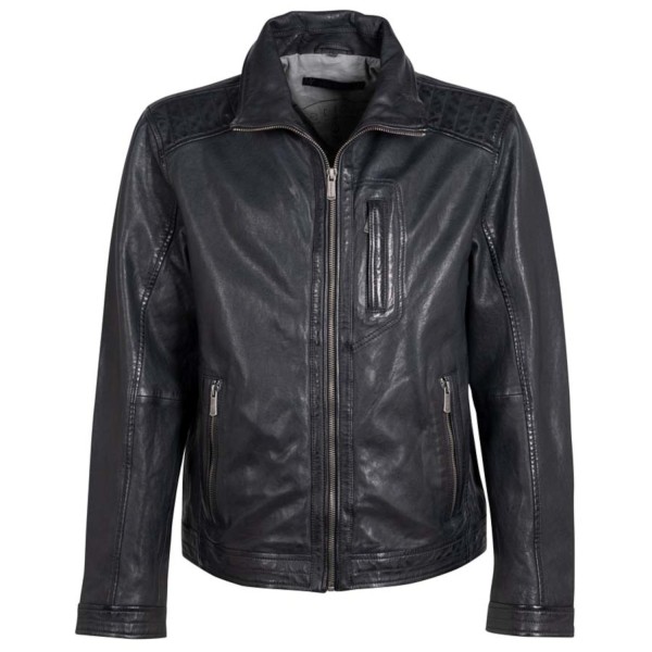 Geaca de Piele Barbati Deercraft Bleumarin Inchis DMTiago