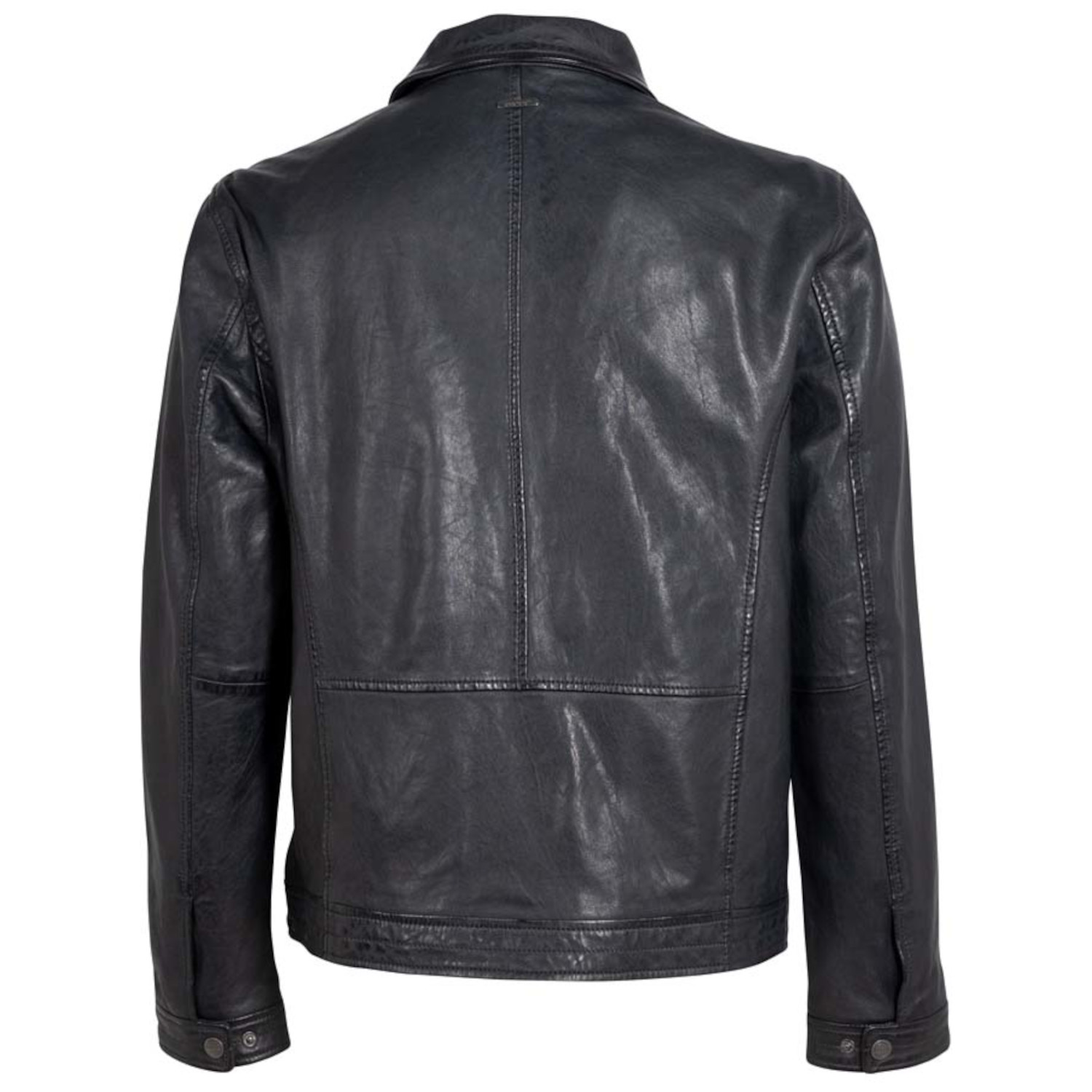 Geaca de Piele Barbati Deercraft Bleumarin Inchis DMTiago – Geci de Piele