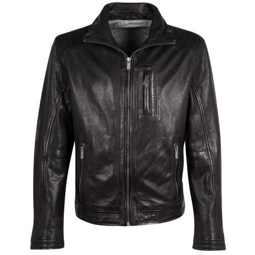 Geaca de Piele Barbati Deercraft Neagra DMTiago