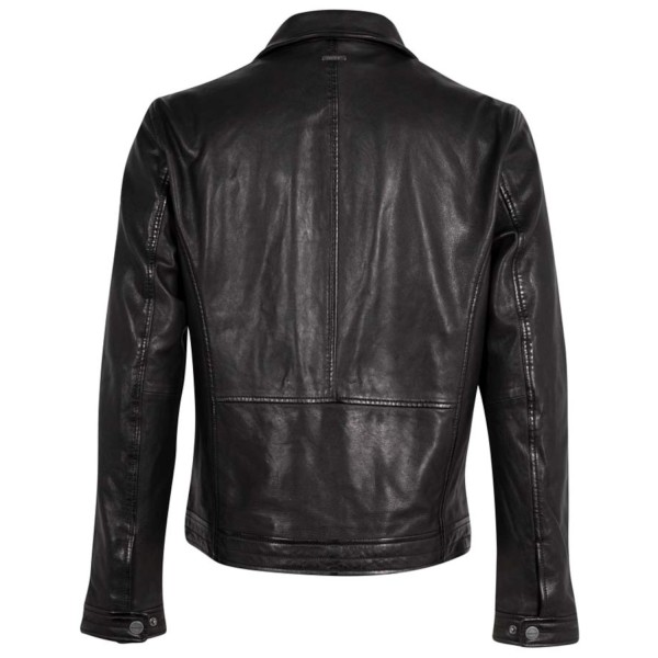 Geaca de Piele Barbati Deercraft Neagra DMTiago