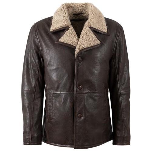 Geaca de Iarna din Piele Barbati Deercraft Maro DMVancouver