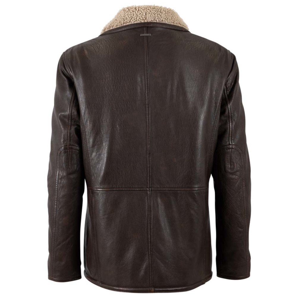 Geaca de Iarna din Piele Barbati Deercraft Maro DMVancouver - readytowear