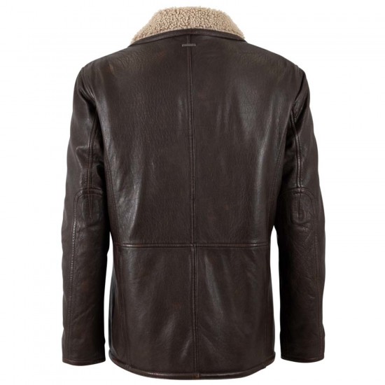 Geaca de Iarna din Piele Barbati Deercraft Maro DMVancouver
