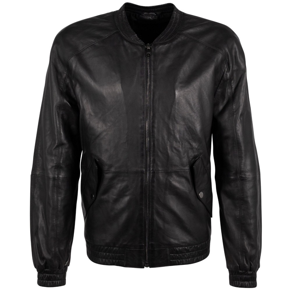 Geaca de Piele Barbati 2.0 by Mauritius Neagra G2MAlaric