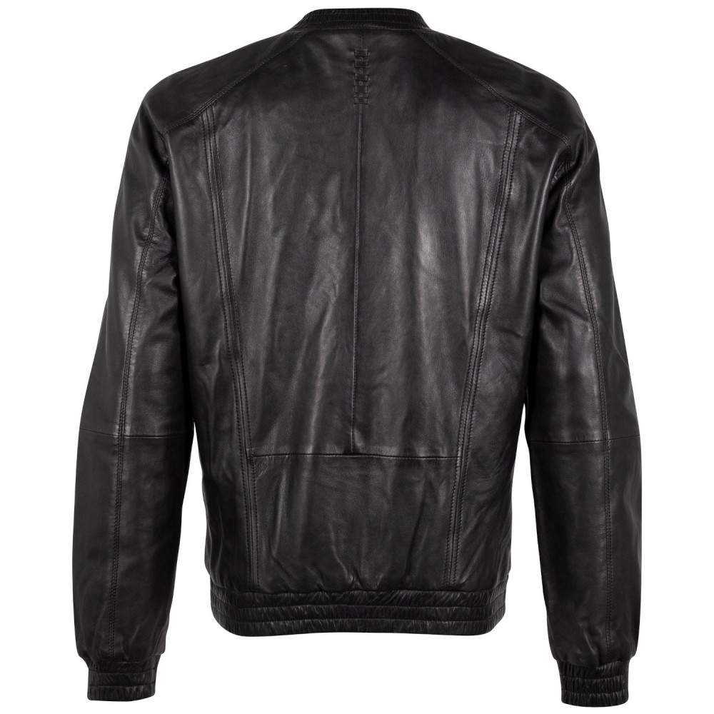 Geaca de Piele Barbati 2.0 by Mauritius Neagra G2MAlaric - readytowear