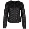 Geaca de Piele Dama Mauritius Neagra GGSuri - readytowear.ro