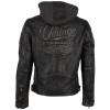 Geaca de Piele Barbati Mauritius Negru Antic GMNemei - readytowear.ro