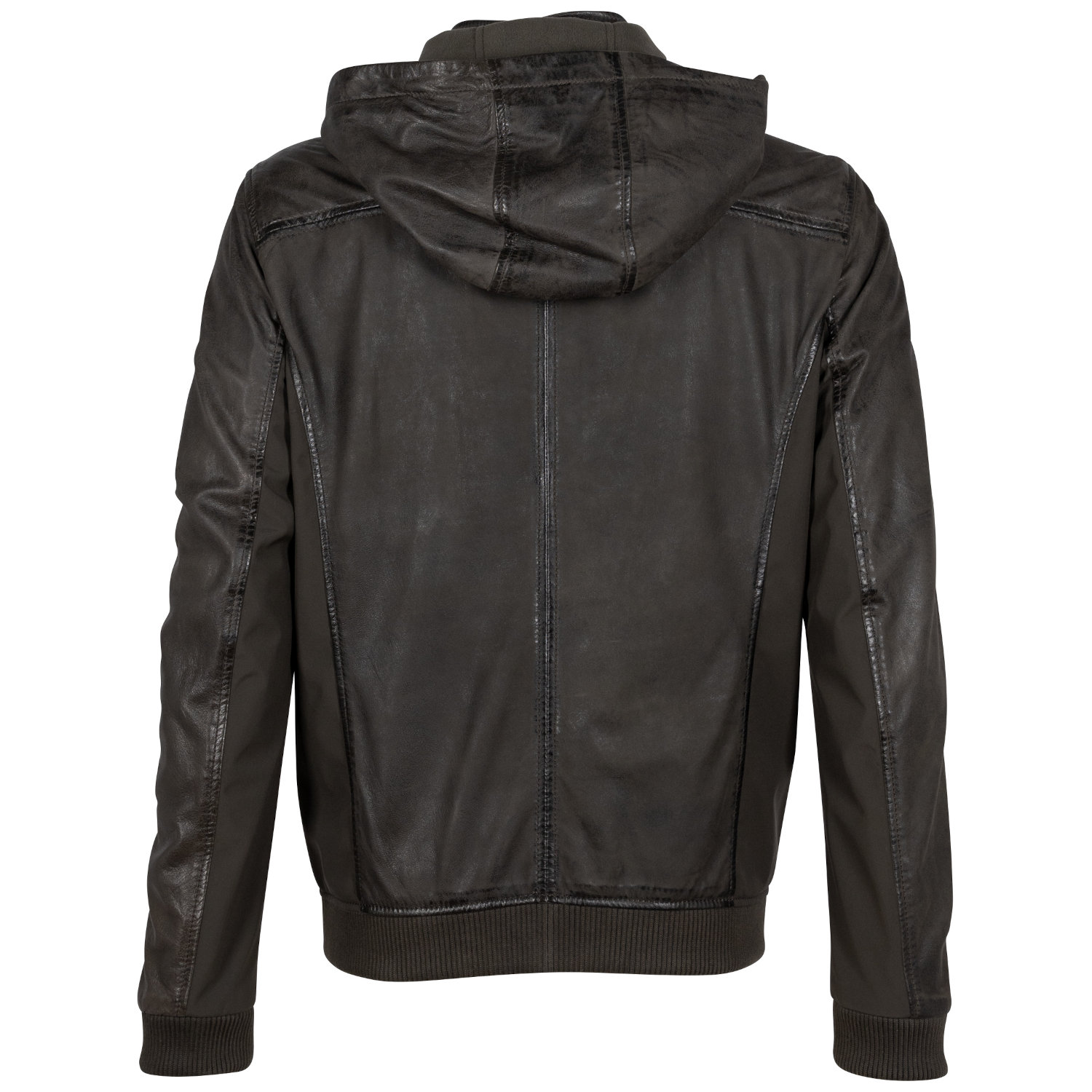 Geaca de Piele Barbati Mauritius Olive Inchis GMSalerno – Black Friday