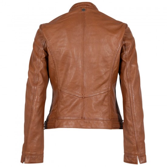 Geaca de Piele Dama Mauritius Coniac GWJanka