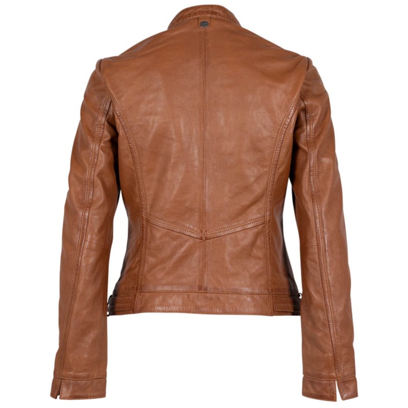 Geaca de Piele Dama Mauritius Coniac GWJanka – Black Friday