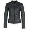 Geaca de Piele Dama Gipsy Verde Salvie GWJuny - readytowear.ro