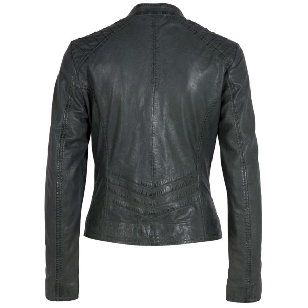 Geaca de Piele Dama Gipsy Verde Salvie GWJuny