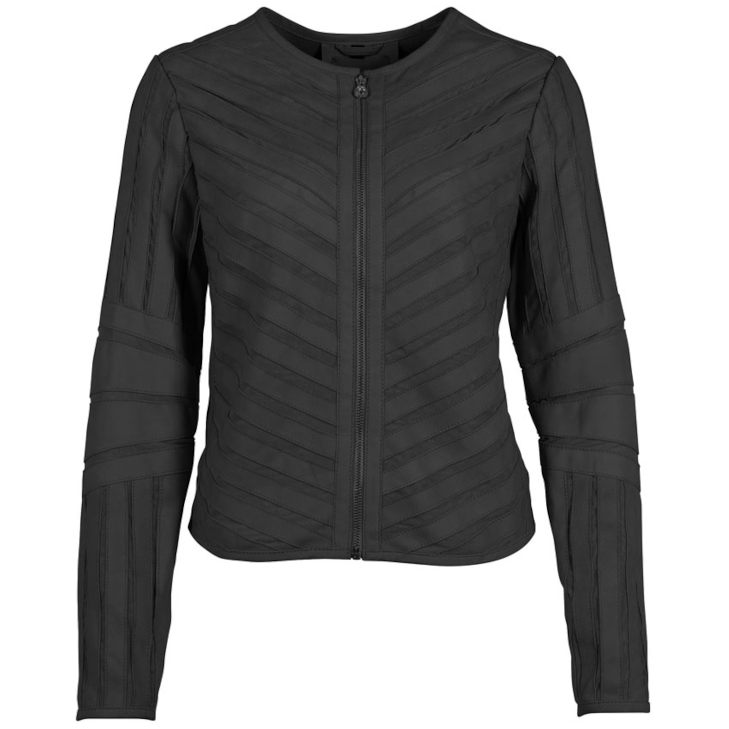 Geaca de Piele Dama Gipsy Neagra GWTila – Geci de Piele