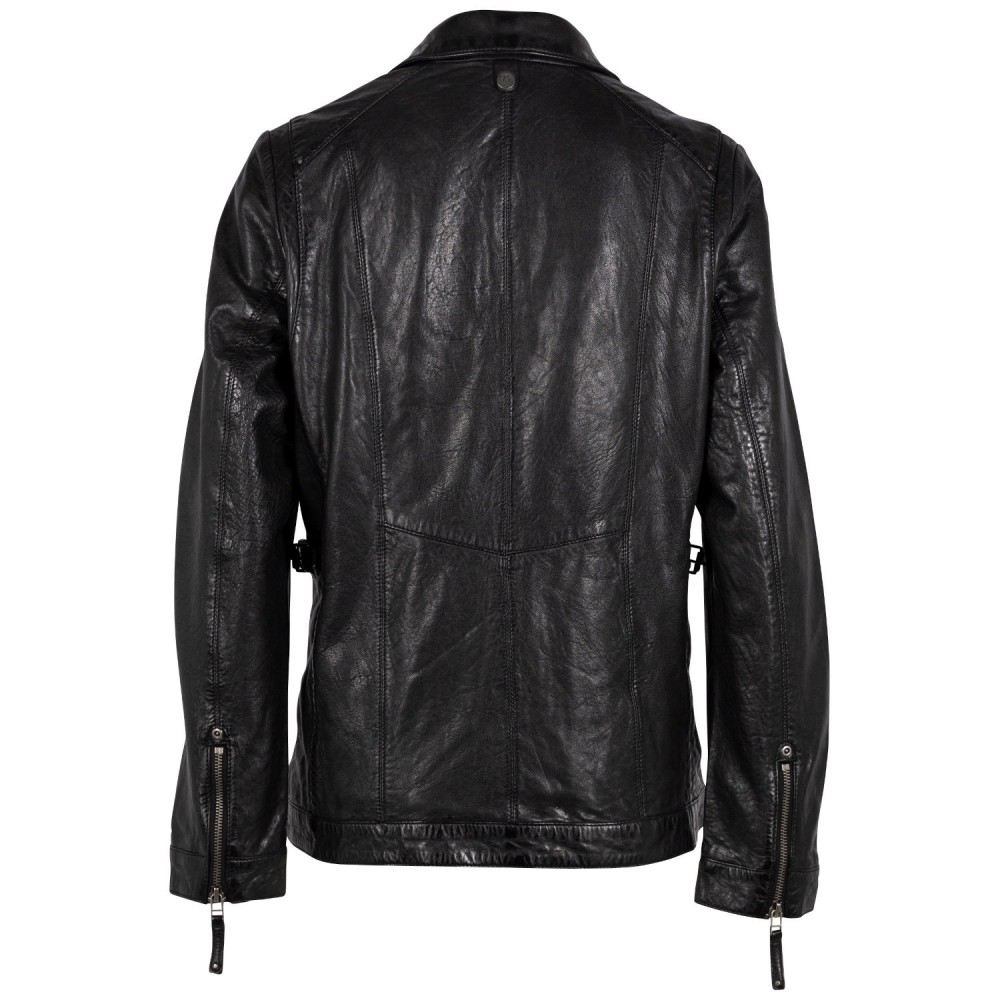 Geaca de Piele Dama Mauritius Neagra GWYarike - readytowear