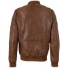 Geaca de Piele Barbati Mauritius Coniac MMAirpilot – model aviator bomber Geaca de piele barbati Mauritius MMAirpilot coniac stil aviator din piele naturala