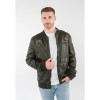 Mauritius MMAirpilot – geacă de piele naturală verde militar aviator geacă de piele bărbați Mauritius MMAirpilot verde militar stil aviator