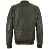 geacă de piele bărbați Mauritius MMAirpilot verde militar stil aviator
