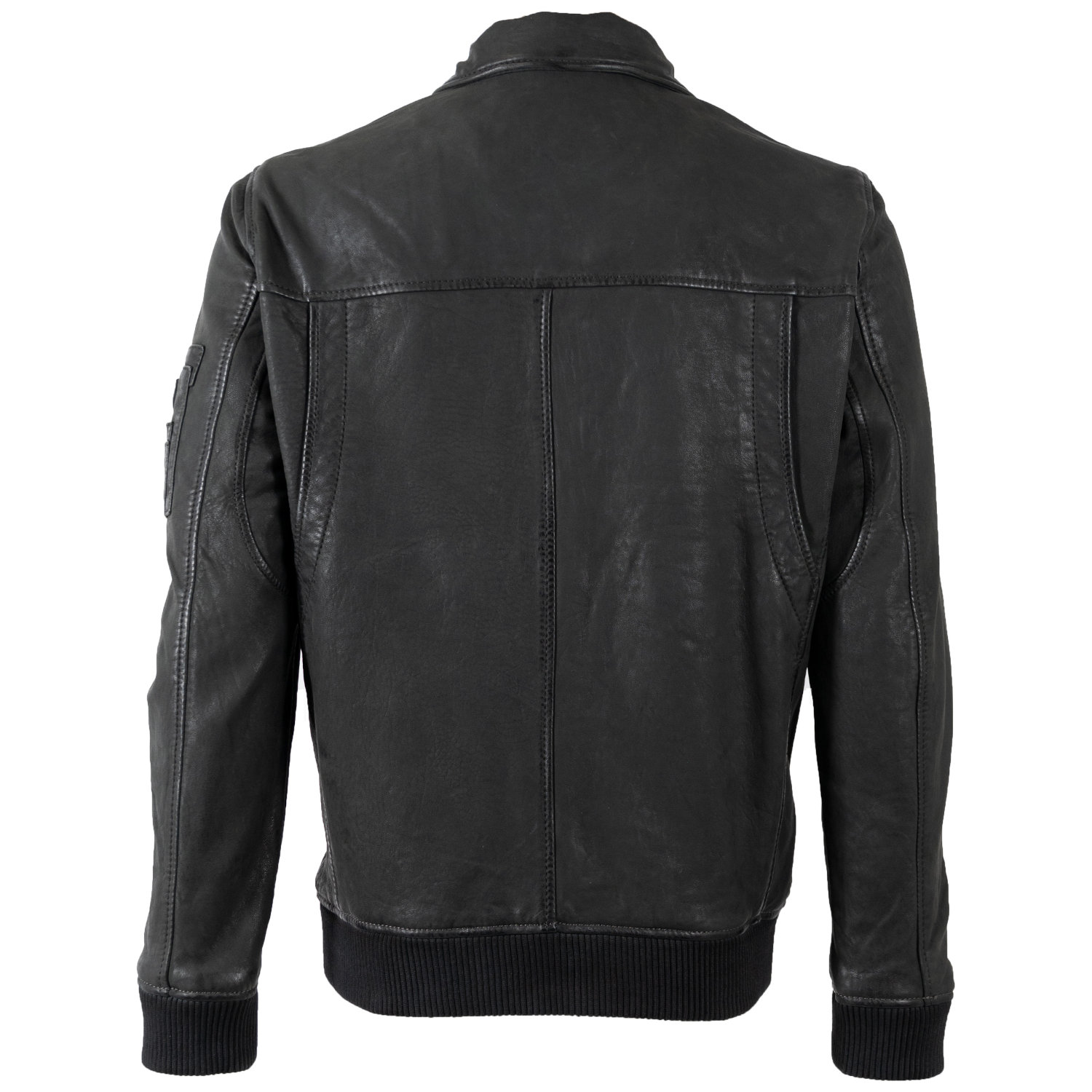 Geaca de Piele Barbati Mauritius MMAkkinson verde inchis din piele naturala stil pilot