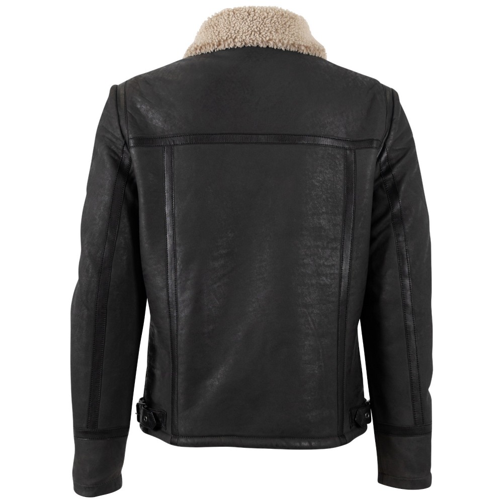 Geaca de Piele Barbati Mauritius Antracit MMAlasko - readytowear