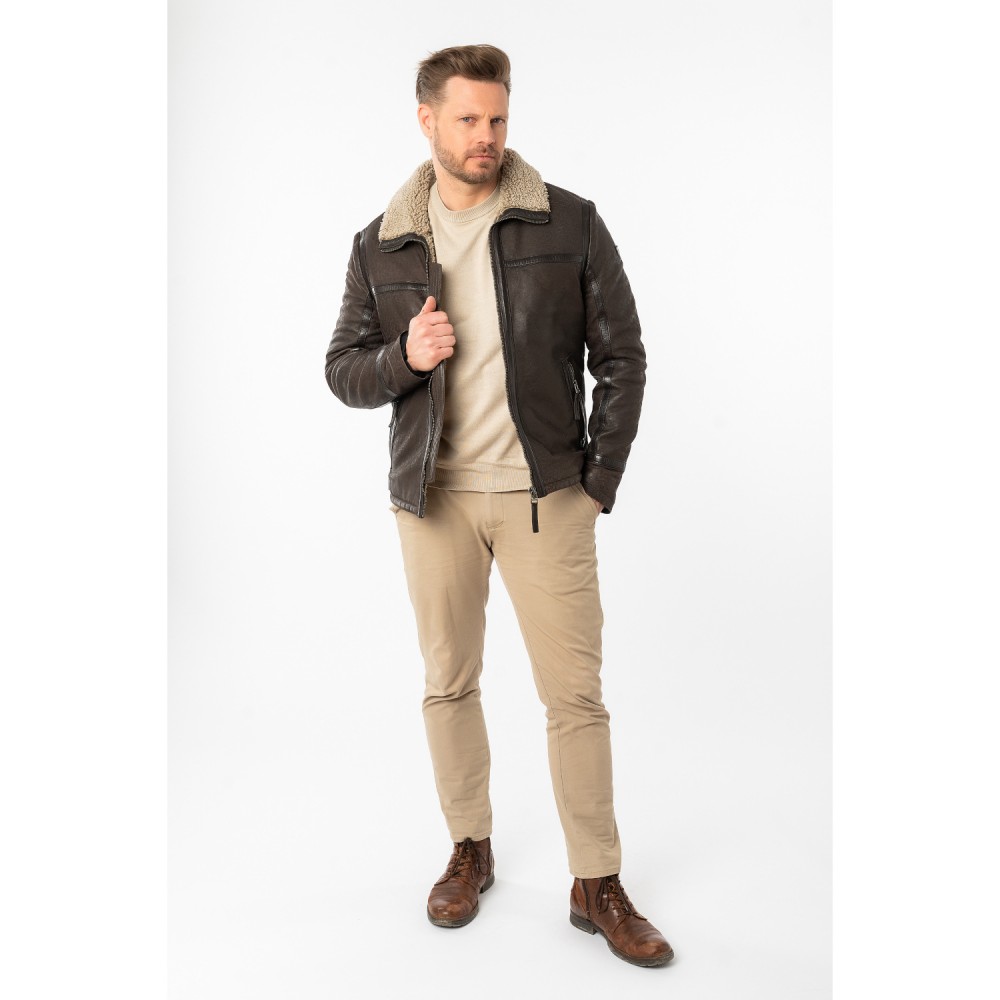 Geaca de Piele Barbati Mauritius Maro MMAlasko - readytowear