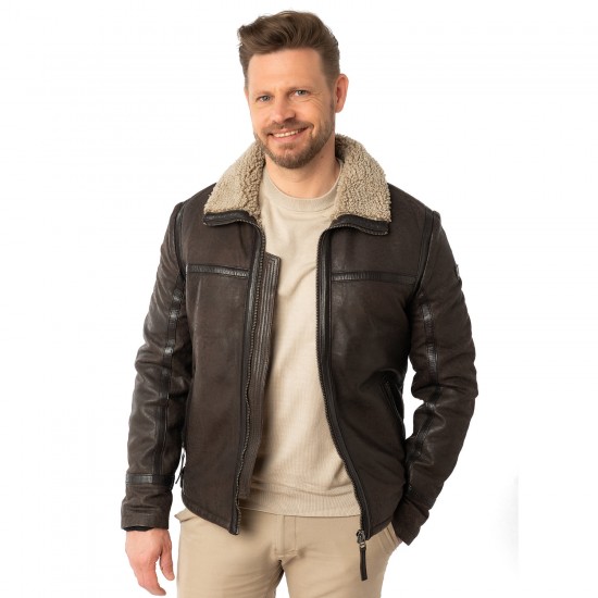 Geaca de Piele Barbati Mauritius Maro MMAlasko