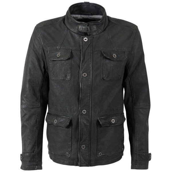 Geaca de Piele Barbati Mauritius Verde Inchis MMAtakama