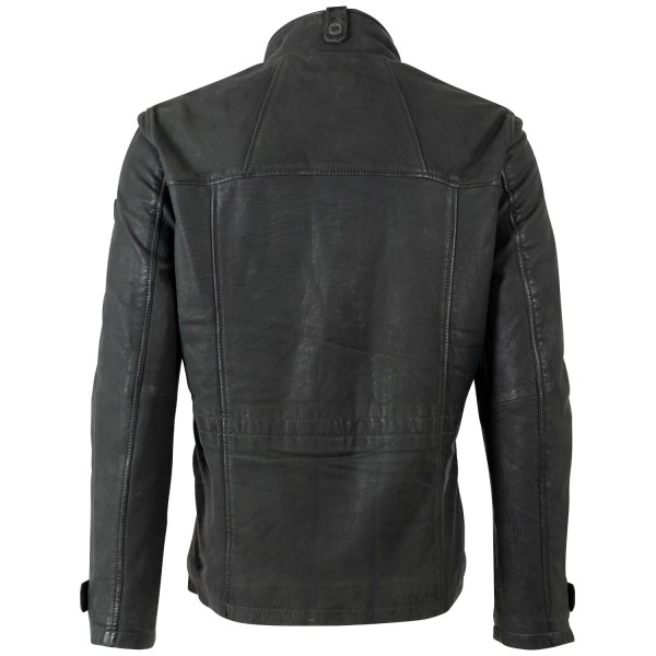 Geaca de Piele Barbati Mauritius Verde Inchis MMAtakama