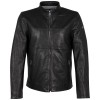 Geaca de Piele Barbati Mauritius Neagra MMBannu - readytowear.ro