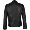 Geaca de Piele Barbati Mauritius Neagra MMBannu - readytowear.ro