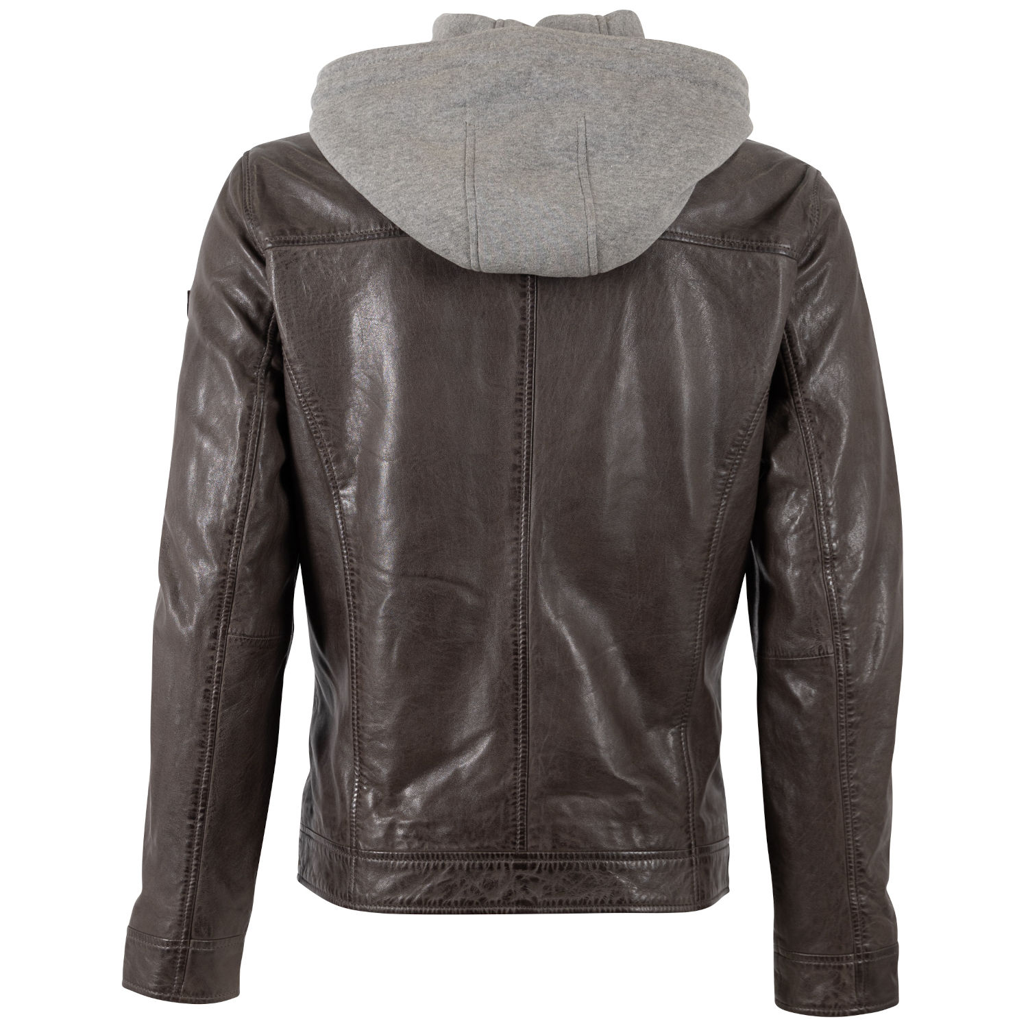 Geaca de Piele Barbati Mauritius Maro Inchis MMBarlo – Geci de Piele