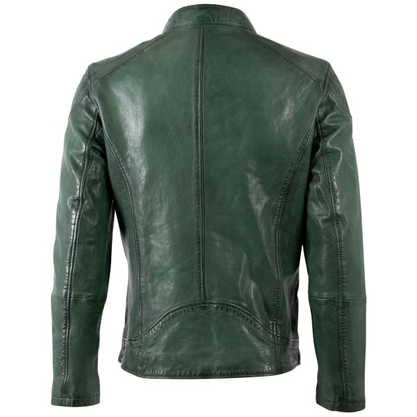 Geaca de Piele Barbati Mauritius Verde MMBaydo