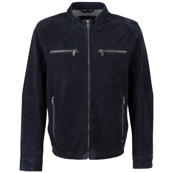 Geaca de Piele Barbati Mauritius Bleumarin MMBerat