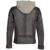 Geaca de Piele Barbati Mauritius Albastru/Gri MMBero - readytowear.ro