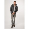Geaca de Piele Barbati Mauritius Albastru/Gri MMBero - readytowear.ro