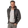 Geaca de Piele Barbati Mauritius Albastru/Gri MMBero - readytowear.ro