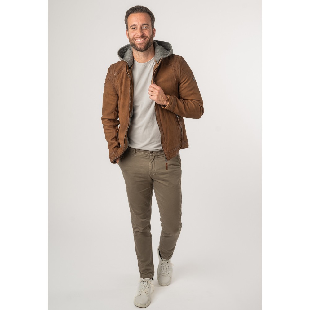 Geaca de Piele Barbati Mauritius Coniac MMBero - readytowear