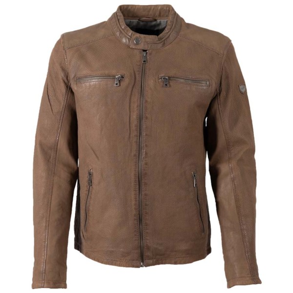 Geaca de Piele Barbati Mauritius Maro Deschis MMBodro