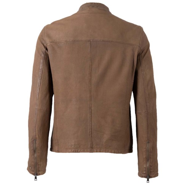 Geaca de Piele Barbati Mauritius Maro Deschis MMBodro
