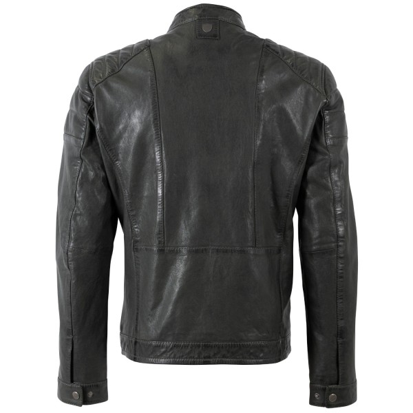 Geaca de Piele Barbati Mauritius Verde Inchis MMBolson