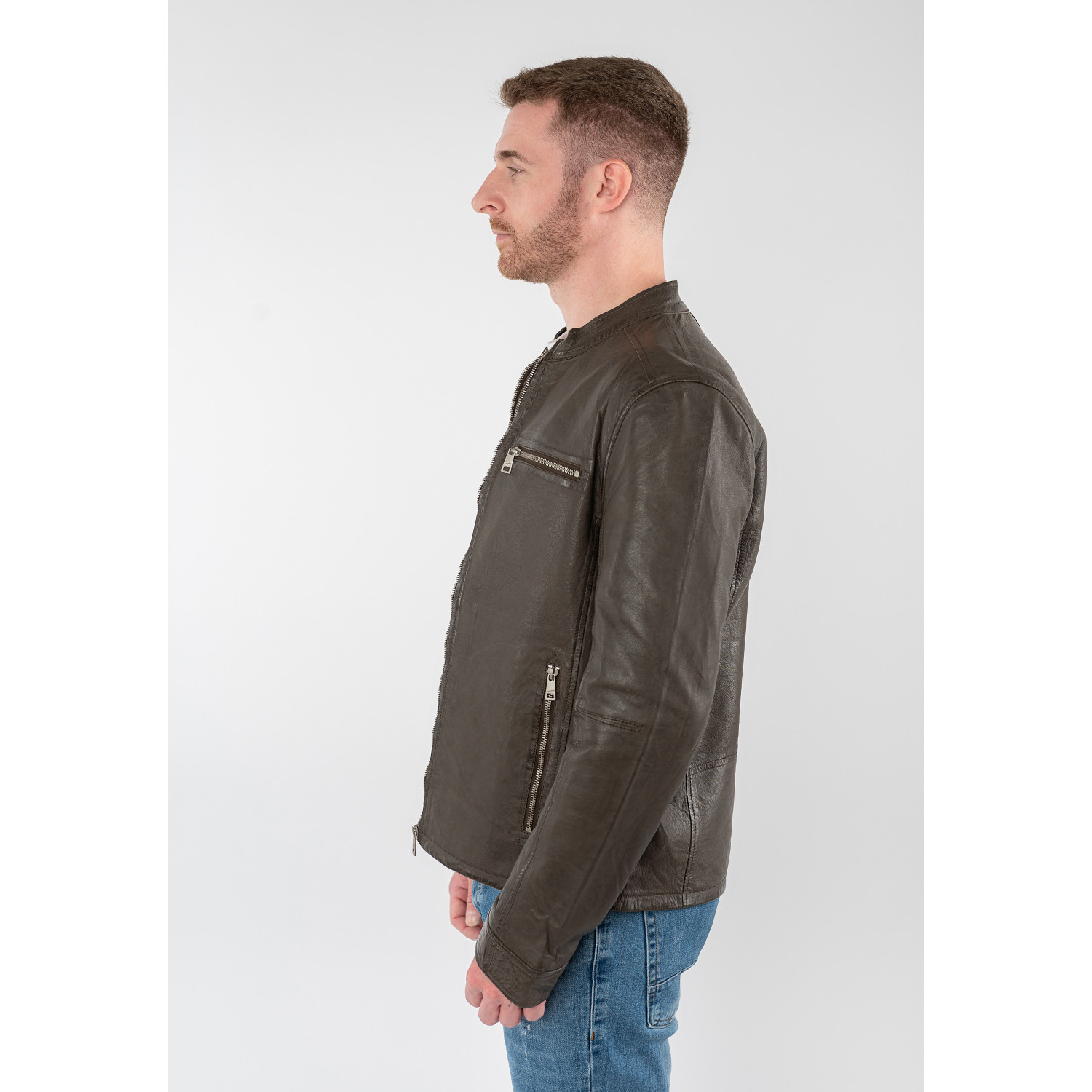 Geaca de Piele Barbati Mauritius Maro Inchis MMBounto – Geci de Piele Geaca de Piele Barbati Mauritius Maro Inchis MMBounto – Geci de Piele