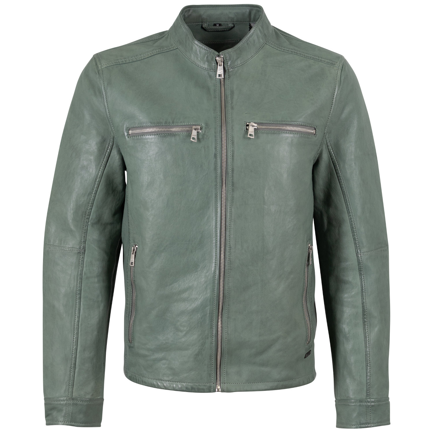 Geaca de Piele Barbati Mauritius Verde MMBounto – Geci de Piele