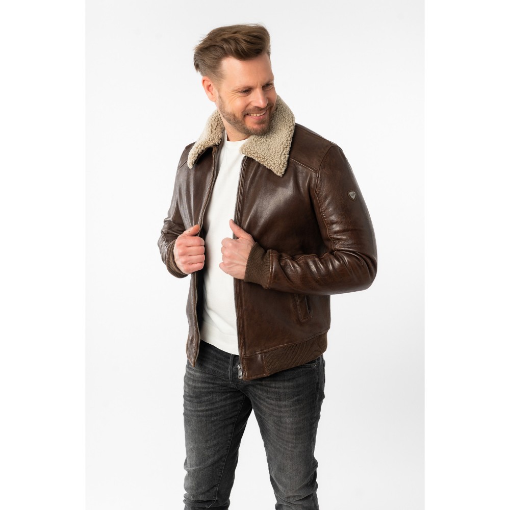 Geaca de Piele Barbati Mauritius Maro MMBrovig