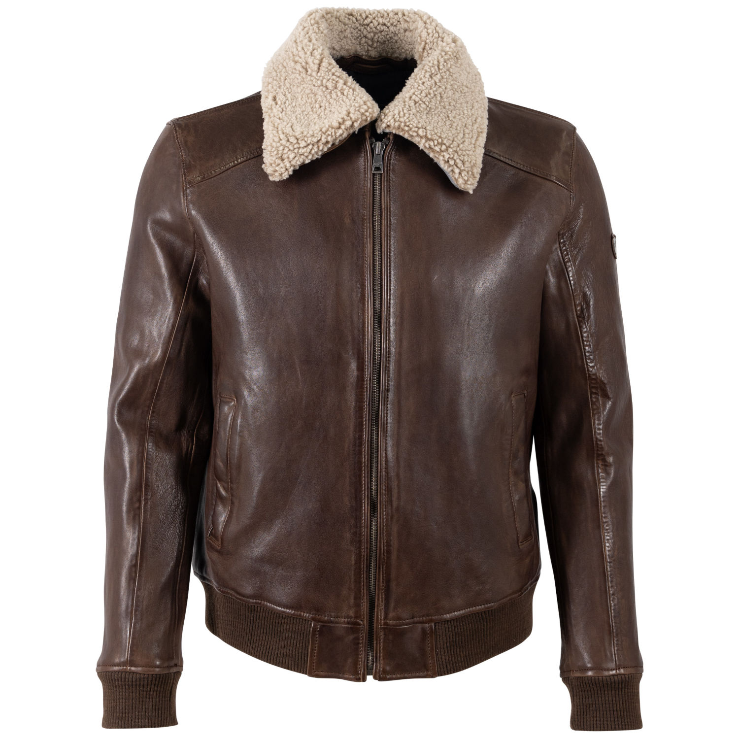 Geaca de Piele Barbati Mauritius Maro MMBrovig – STOC