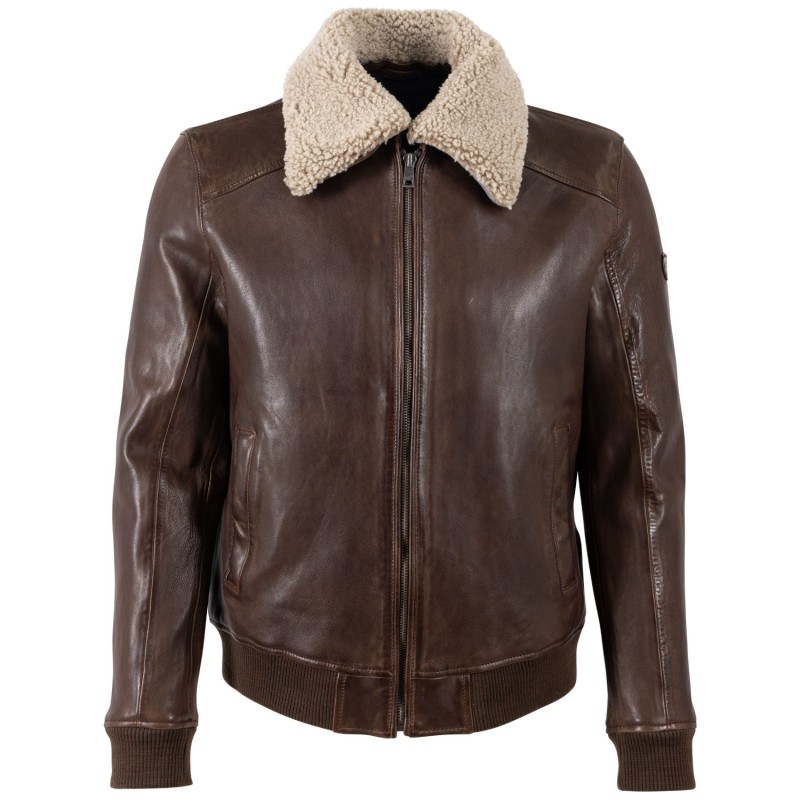 Geaca de Piele Barbati Mauritius Maro MMBrovig – Geci de Piele