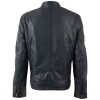 geaca de piele barbati bleumarin Mauritius MMByjan comfort fit stil casual geaca de piele barbati Mauritius MMByjan bleumarin comfort fit stil casual