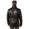 Geaca Lunga de Piele Barbati Mauritius Maro Inchis MMCassimo