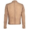 Geaca de Piele Barbati Mauritius Bej MMCayo – Geci de Piele
