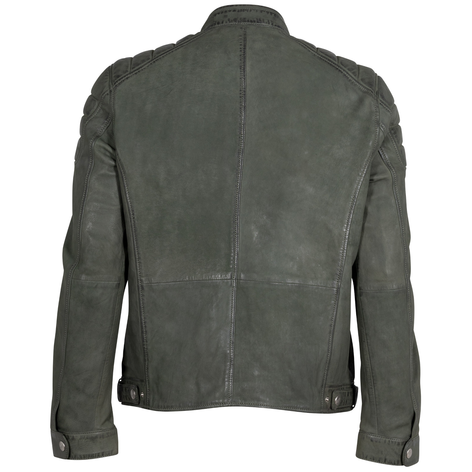 Geaca de Piele Barbati Mauritius Olive MMCayo – Geci de Piele